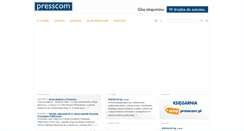 Desktop Screenshot of presscom.pl