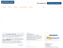 Tablet Screenshot of presscom.pl